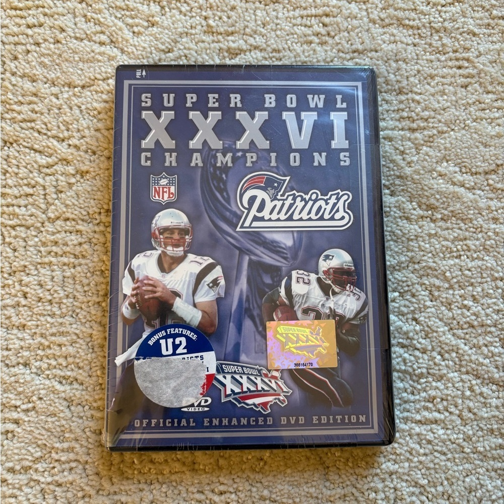 Super Bowl XXXVI Champions Patriots DVD